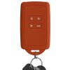 Kryt na klíče od auta Kwmobile pro Renault 4 Buttons - Smart Key, Oranžový, Silikon, KWM000009SO043C