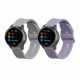 Sada 2 řemínků Kwmobile pro Garmin Vivoactive 4/Venu 2/Forerunner 255, vícebarevné/fialové, silikonové, KWM000024SX001C