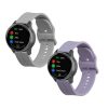 Sada 2 řemínků Kwmobile pro Garmin Vivoactive 4/Venu 2/Forerunner 255, vícebarevné/fialové, silikonové, KWM000024SX001C