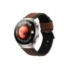 Řemínek Kwmobile pro Huawei Watch 4/Watch 4 Pro, hnědý/černý, přírodní kůže, KWM000024TA001C