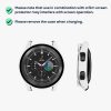 Sada 2 ks pouzder Kwmobile s bezpečnostním sklem pro Samsung Galaxy Watch 6, černá/průhledná, plast, KWM000024TC001C