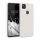 Pouzdro Kwmobile pro Google Pixel 4a, bílé, silikonové, KWM000011JE041C