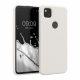 Pouzdro Kwmobile pro Google Pixel 4a, bílé, silikonové, KWM000011JE041C