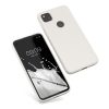 Pouzdro Kwmobile pro Google Pixel 4a, bílé, silikonové, KWM000011JE041C