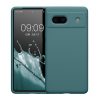 Pouzdro Kwmobile pro Google Pixel 7a, tmavě zelené, silikonové, KWM000019YE017C