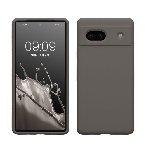 Pouzdro Kwmobile pro Google Pixel 7a, šedé, silikonové, KWM000019YE021C