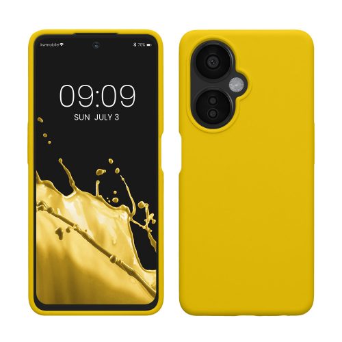 Pouzdro Kwmobile pro OnePlus Nord CE 3 Lite/Nord N30, žluté, silikonové, KWM000018XT008C