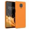 Pouzdro Kwmobile pro Xiaomi Redmi Note 9S/Redmi Note 9 Pro/Redmi Note 9 Pro Max, oranžové, silikonové, KWM000011AH048C