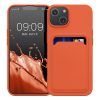 Kryt Kwmobile pro Apple iPhone 14, oranžový, silikonový, KWM000016OX007C