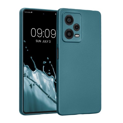 Kryt Kwmobile pro Xiaomi Redmi Note 12 Pro 5G, modrý, silikon, KWM000018CO006C