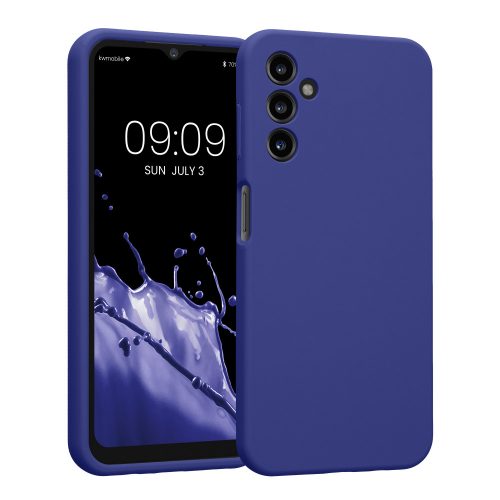 Pouzdro Kwmobile pro Samsung Galaxy A14 5G, modré, silikonové, KWM000018GD021C