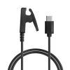 Kwmobile USB nabíjecí kabel pro Garmin vivomove Trend / Lily / HR / Forerunner 35 / 30 / 735XT, černý, plastový, KWM000024UH001C