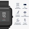 Sada 2 ks ochranných fólií Kwmobile pro Amazfit Bip 3, transparentní/černá, polymer, KWM000024VH001C