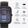 Sada 2 ks ochranných fólií Kwmobile pro Amazfit Bip 3 Pro, transparentní/černá, polymer, KWM000024VI001C