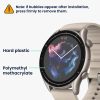 Sada 2 ks ochranných fólií Kwmobile pro Amazfit GTR 3, transparentní/černá, polymer, KWM000024VM001C