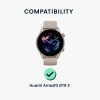 Sada 2 ks ochranných fólií Kwmobile pro Amazfit GTR 3, transparentní/černá, polymer, KWM000024VM001C