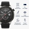 Sada 2 ks ochranných fólií Kwmobile pro Amazfit GTR 4, transparentní/černá, polymer, KWM000024VN001C