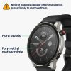 Sada 2 ks ochranných fólií Kwmobile pro Amazfit GTR 4, transparentní/černá, polymer, KWM000024VN001C