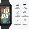 Sada 2 ks ochranných fólií Kwmobile pro Huawei Band 7, transparentní/černá, polymer, KWM000024VQ001C