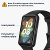 Sada 2 ks ochranných fólií Kwmobile pro Huawei Band 7, transparentní/černá, polymer, KWM000024VQ001C