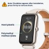 Sada 2 ks ochranných fólií Kwmobile pro Huawei Watch Fit mini, Transparent/Black, Polymer, KWM000024VT001C