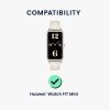 Sada 2 ks ochranných fólií Kwmobile pro Huawei Watch Fit mini, Transparent/Black, Polymer, KWM000024VT001C