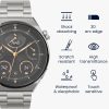 Sada 2 ks ochranných fólií Kwmobile pro Huawei Watch GT 3 Pro (43 mm), transparentní/černá, polymer, KWM000024VV001C