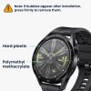 Sada 2 ks ochranných fólií Kwmobile pro Huawei Watch GT 3 (46mm), transparentní/černá, polymer, KWM000024VX001C