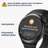 Sada 2 ks ochranných fólií Kwmobile pro Huawei Watch 4, transparentní/černá, polymer, KWM000024VY001C