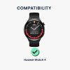 Sada 2 ks ochranných fólií Kwmobile pro Huawei Watch 4, transparentní/černá, polymer, KWM000024VY001C