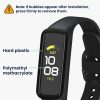 Sada 2 ks ochranných fólií Kwmobile pro Samsung Galaxy Fit 2, transparentní/černá, polymer, KWM000024WC001C