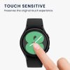 Sada 2 ks ochranných fólií Kwmobile pro Samsung Galaxy Watch 4, transparentní/černá, polymer, KWM000024WD001C