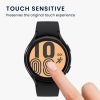 Sada 2 ks ochranných fólií Kwmobile pro Samsung Galaxy Watch 4, transparentní/černá, polymer, KWM000024WE001C