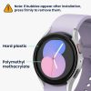 Sada 2 ks ochranných fólií Kwmobile pro Samsung Galaxy Watch 5, transparentní/černá, polymer, KWM000024WF001C