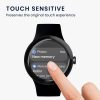 Sada 2 ochranných fólií Kwmobile pro hodinky Google Pixel Watch, průhledná/černá, polymer, KWM000024WH001C