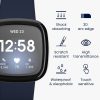 Sada 2 ks ochranných fólií Kwmobile pro Fitbit Versa 3, transparentní/černá, polymer, KWM000024WL001C