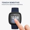 Sada 2 ks ochranných fólií Kwmobile pro Fitbit Versa 3, transparentní/černá, polymer, KWM000024WL001C