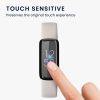 Sada 2 ks ochranných fólií Kwmobile pro Fitbit Luxe, transparentní/černá, polymer, KWM000024WN001C