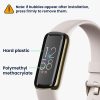 Sada 2 ks ochranných fólií Kwmobile pro Fitbit Luxe, transparentní/černá, polymer, KWM000024WN001C