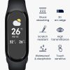 Sada 2 ks ochranných fólií Kwmobile pro Xiaomi Mi Band 7, transparentní/černá, polymer, KWM000024WQ001C