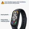 Sada 2 ks ochranných fólií Kwmobile pro Xiaomi Mi Band 7, transparentní/černá, polymer, KWM000024WQ001C