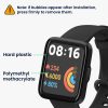 Sada 2 ks ochranných fólií Kwmobile pro Xiaomi Redmi Watch 2 Lite, průhledná/černá, polymer, KWM000024WS001C