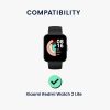 Sada 2 ks ochranných fólií Kwmobile pro Xiaomi Redmi Watch 2 Lite, průhledná/černá, polymer, KWM000024WS001C