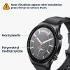 Sada 2 ks ochranných fólií Kwmobile pro hodinky Xiaomi Watch S1, transparentní/černá, polymer, KWM000024WU001C