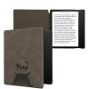 Pouzdro Kwmobile pro Amazon Kindle Oasis 10, šedo/černé, eko kůže, KWM000014ND014C