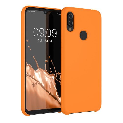 Pouzdro Kwmobile pro Xiaomi Redmi Note 7/Redmi Note 7 Pro, oranžové, silikonové, KWM0000102B030C