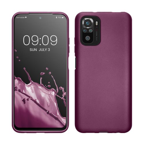 Kryt Kwmobile pro Xiaomi Redmi Note 10/Redmi Note 10S, tmavě modrý, silikon, KWM000012NZ010C