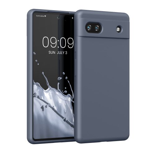 Pouzdro Kwmobile pro Google Pixel 6a, tmavě modré, silikonové, KWM000015FZ048C