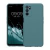 Pouzdro Kwmobile pro OPPO A16/A16s/A54s, tmavě zelené, silikonové, KWM0000157V019C