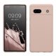 Pouzdro Kwmobile pro Google Pixel 7a, krémové, silikonové, KWM000019YF014C